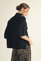 Jodifl Soft Knit Sweater Top in Black