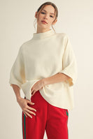 Jodifl Soft Knit Sweater Top in Ivory