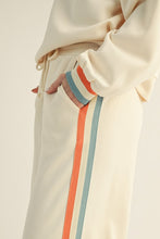 Load image into Gallery viewer, Jodifl Color Block Trim Detailed Sweatpants in Cream
