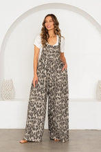 Load image into Gallery viewer, Sew in Love Leopard Print Jumpsuit in Taupe
