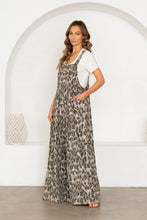 Load image into Gallery viewer, Sew in Love Leopard Print Jumpsuit in Taupe
