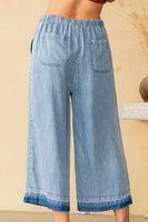 Sew in Love Lightweight Denim Pants in Denim
