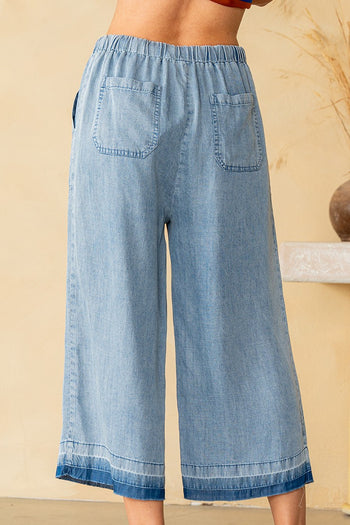 Sew in Love Lightweight Denim Pants in Denim