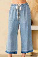 Sew in Love Lightweight Denim Pants in Denim