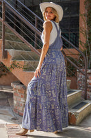 ee:some Western Graphic Print Jumpsuit in Indigo