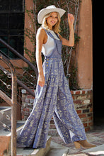 Load image into Gallery viewer, ee:some Western Graphic Print Jumpsuit in Indigo
