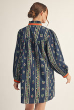 Load image into Gallery viewer, Jodifl Floral Print Mini Dress in Navy
