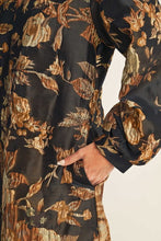 Load image into Gallery viewer, Jodifl Floral Jacquard Mini Dress in Black
