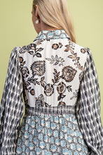 Load image into Gallery viewer, GiGio Mixed Print Maxi Dress in Black Mix
