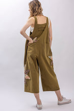 Load image into Gallery viewer, BlueVelvet Patchwork Adjustable Strap Overalls in Sage

