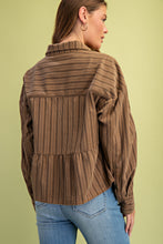 Load image into Gallery viewer, GiGio Printed Corduroy Jacket in Walnut Mix
