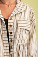 Load image into Gallery viewer, GiGio Printed Corduroy Jacket in Ivory Mix
