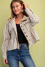 Load image into Gallery viewer, GiGio Printed Corduroy Jacket in Ivory Mix
