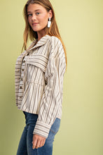 Load image into Gallery viewer, GiGio Printed Corduroy Jacket in Ivory Mix
