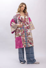 Load image into Gallery viewer, BlueVelvet Multi Print Mixed Patchwork Jacket in Magenta Multi
