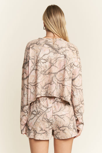 Jade by Jane Camo Lounge Set in Pink