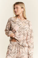 Jade by Jane Camo Lounge Set in Pink