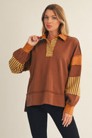 Jodifl Mix n Match Casual Top in Chocolate
