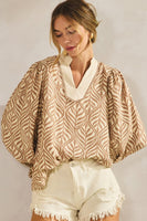 LovLov Forest Leaf Botanica with Lace Top in Mocha