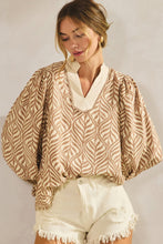 Load image into Gallery viewer, LovLov Forest Leaf Botanica with Lace Top in Mocha
