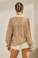 LovLov Forest Leaf Botanica with Lace Top in Mocha