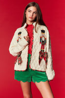 RARERAW Quilted Nutcracker Jacket in Cream