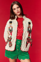 RARERAW Quilted Nutcracker Jacket in Cream