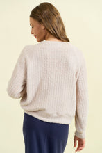 Load image into Gallery viewer, Doe &amp; Rae Soft Textured Knit Sweater in Beige
