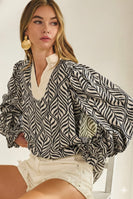 LovLov Forest Leaf Botanica with Lace Top in Black