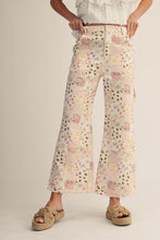 Load image into Gallery viewer, LovLov Vintage Pastel Floral Patchwork Wide Leg Pants in Floral ON ORDER
