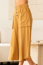 Load image into Gallery viewer, Sew in Love High Rise Cropped Wide Leg Pants in Camel
