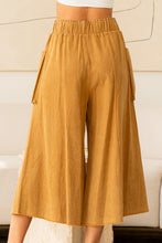 Load image into Gallery viewer, Sew in Love High Rise Cropped Wide Leg Pants in Camel

