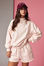 Load image into Gallery viewer, Papermoon Mock Neck Lounge Set in Blush
