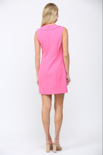 Load image into Gallery viewer, FATE Scalloped Peter Pan Collar Mini Dress in Bubblegum Pink
