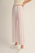 Load image into Gallery viewer, LovLov Vintage Rose Patterned Stripe Relaxed Fit Pants in Floral
