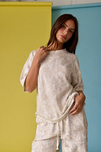 Load image into Gallery viewer, Papermoon Ribbed Loose Fit Top in Camo
