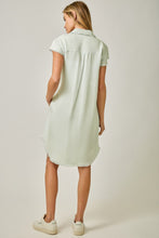 Load image into Gallery viewer, Mystree Tencel Dress in Ice Blue
