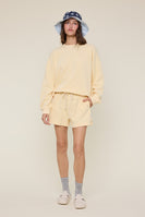 Wishlist Soft-Touch Knit Shorts in Lemon