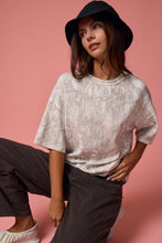 Load image into Gallery viewer, Papermoon Ribbed Loose Fit Top in Camo
