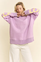 Load image into Gallery viewer, Jade by Jane BE YOURSELF LOVE YOURSELF Sweatshirt in Lavender
