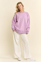 Jade by Jane BE YOURSELF LOVE YOURSELF Sweatshirt in Lavender