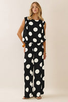 Oddi Polka Dot Set in Black White