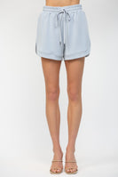 FATE Modal Blend Shorts in Dusty Blue