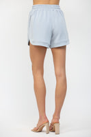 FATE Modal Blend Shorts in Dusty Blue