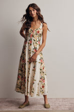 Load image into Gallery viewer, Forte Floral Panel Midi Dress in Ecru
