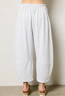 Charlotte Avery Scuba Knit Shorts in Ash Grey