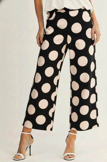 LovLov Big Polka Dot Pants in Black ON ORDER
