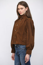 Load image into Gallery viewer, FATE Solid Color Bomber Jacket in Dark Brown
