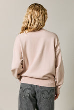 Load image into Gallery viewer, Le Lis Knit Sweater with Schnauzer Puppy Graphic Front in Beige
