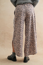 Load image into Gallery viewer, LovLov Leopard Print and Lace Detailed Tulip Pants in Leopard
